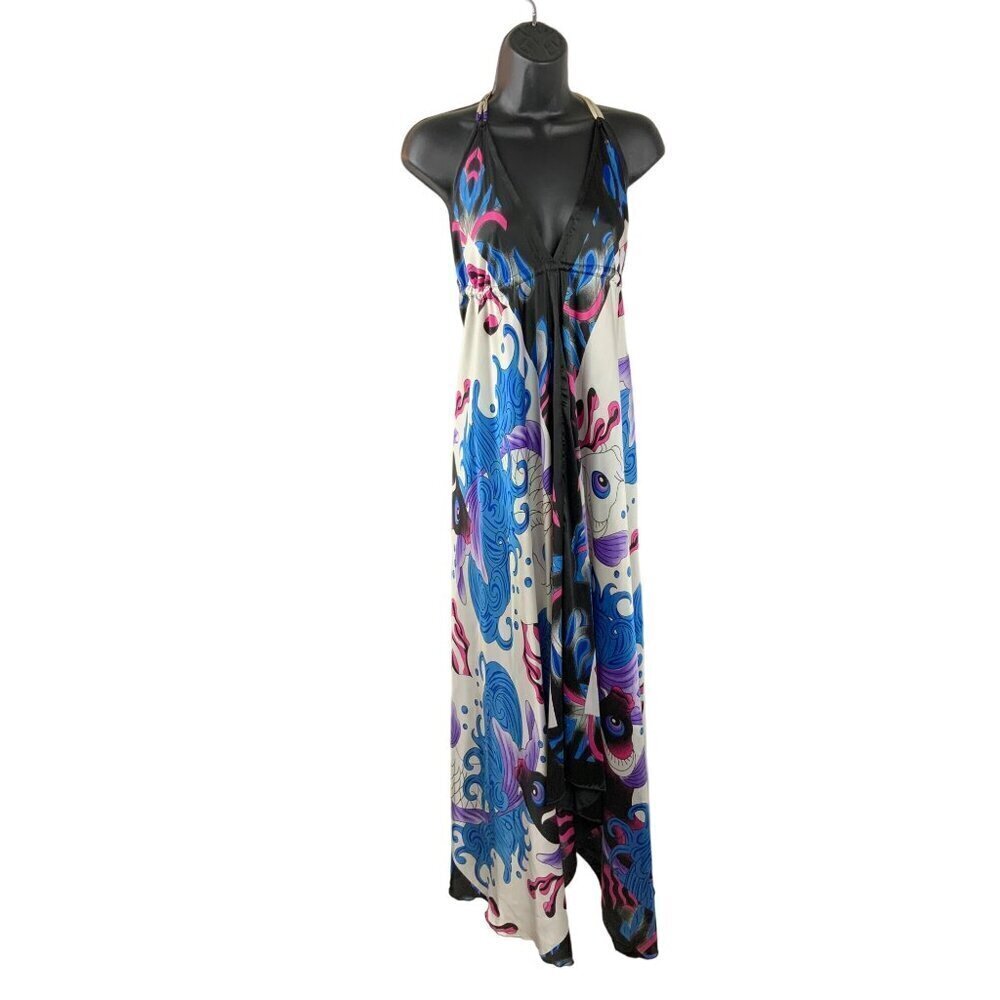 India Boutique long dress free size multi print